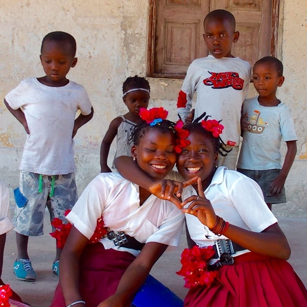 Jolies élèves île d'Ibo Mozambique
