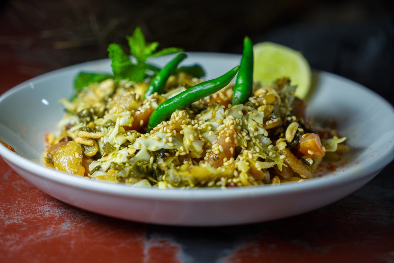 tea leaf salad Birmanie