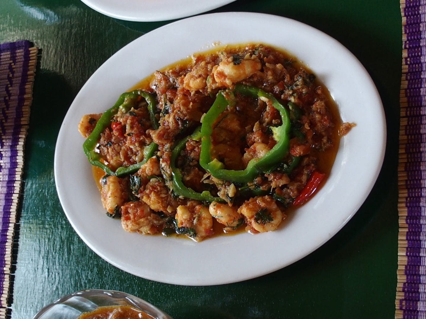 Curry de crevettes Inle Birmanie