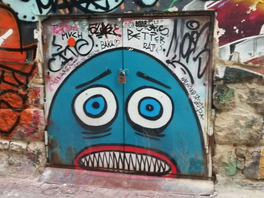 Graffitis à Athènes