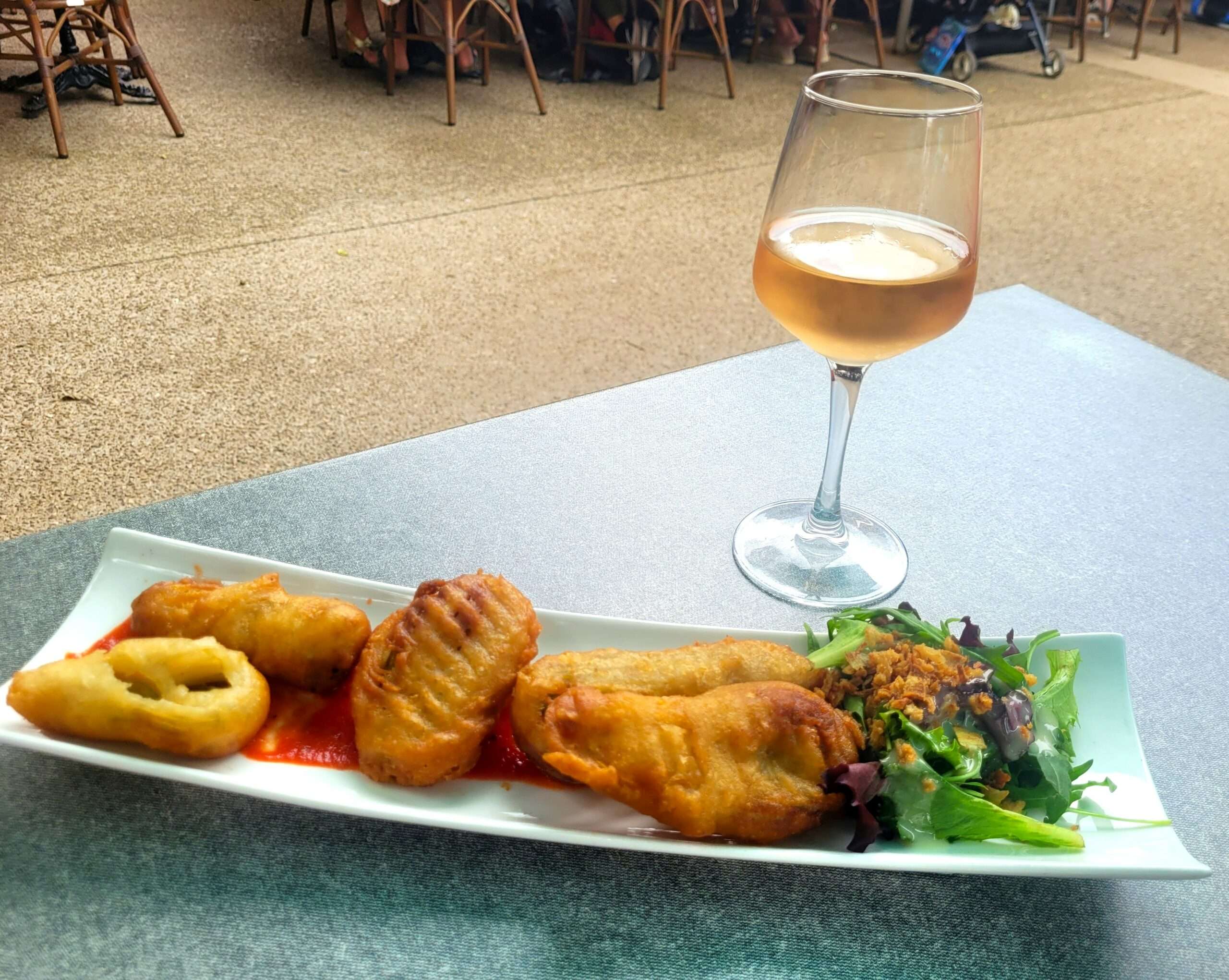 Beignets de fleurs de courgettes Provence